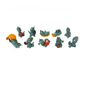 KINDER SURPRISE SET dragons (10) Drolly Dinos on beach 1993